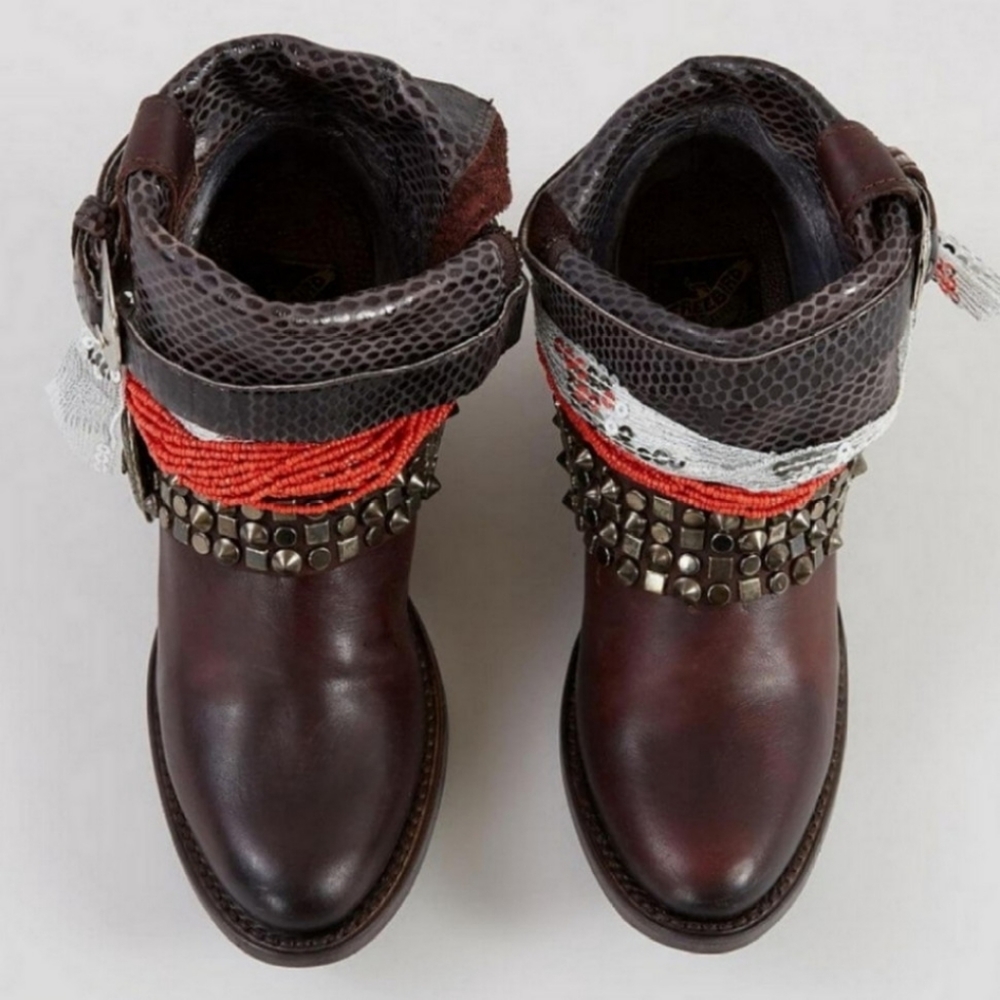 🟣 FREEBIRD by Steven Shena Ankle Boot Bootie Womens size 6 - Picture 4 of 9